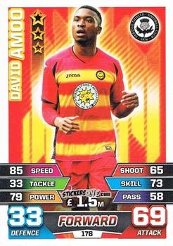 Cromo David Amoo - SPFL 2015-2016. Match Attax n. 176 - Topps