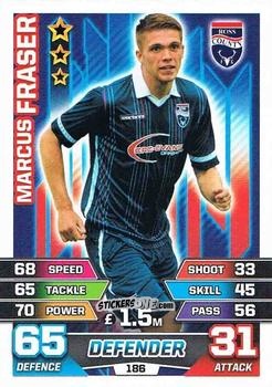 Figurina Marcus Fraser - SPFL 2015-2016. Match Attax n. 186 - Topps
