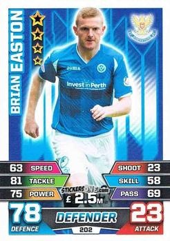 Figurina Brian Easton - SPFL 2015-2016. Match Attax n. 202 - Topps