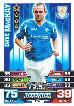 Cromo Dave Mackay - SPFL 2015-2016. Match Attax n. 204 - Topps