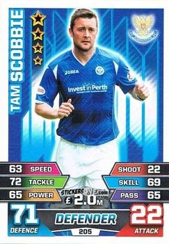 Sticker Tam Scobbie - SPFL 2015-2016. Match Attax n. 205 - Topps