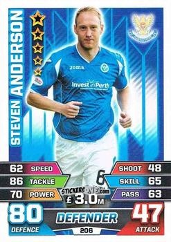 Cromo Steven Anderson - SPFL 2015-2016. Match Attax n. 206 - Topps