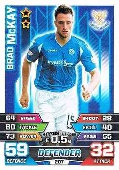 Figurina Brad McKay - SPFL 2015-2016. Match Attax n. 207 - Topps