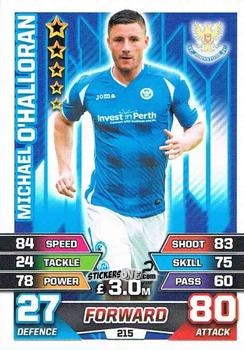Figurina Michael O'Halloran - SPFL 2015-2016. Match Attax n. 215 - Topps