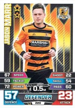 Cromo Jason Marr - SPFL 2015-2016. Match Attax n. 220 - Topps