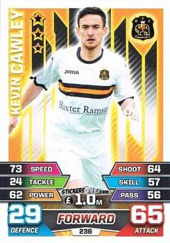 Cromo Kevin Cawley - SPFL 2015-2016. Match Attax n. 236 - Topps
