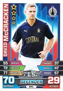 Cromo David McCracken - SPFL 2015-2016. Match Attax n. 241 - Topps