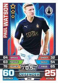 Cromo Paul Watson - SPFL 2015-2016. Match Attax n. 242 - Topps
