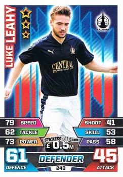 Cromo Luke Leahy - SPFL 2015-2016. Match Attax n. 243 - Topps