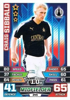 Cromo Craig Sibbald - SPFL 2015-2016. Match Attax n. 245 - Topps