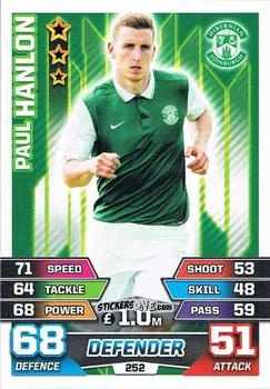 Figurina Paul Hanlon - SPFL 2015-2016. Match Attax n. 252 - Topps