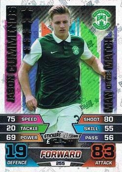 Cromo Jason Cummings - SPFL 2015-2016. Match Attax n. 255 - Topps