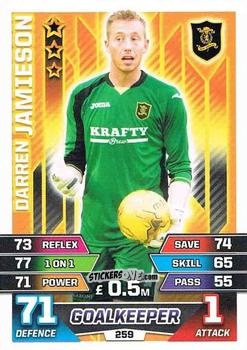 Cromo Darren Jamieson - SPFL 2015-2016. Match Attax n. 259 - Topps