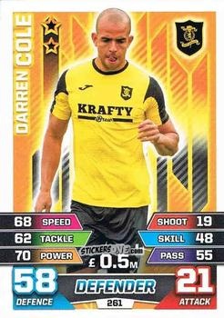 Cromo Darren Cole - SPFL 2015-2016. Match Attax n. 261 - Topps