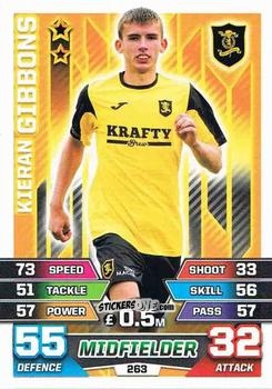 Cromo Kieran Gibbons - SPFL 2015-2016. Match Attax n. 263 - Topps