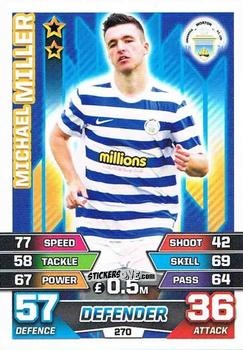 Cromo Michael Miller - SPFL 2015-2016. Match Attax n. 270 - Topps