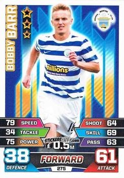 Sticker Bobby Barr - SPFL 2015-2016. Match Attax n. 275 - Topps