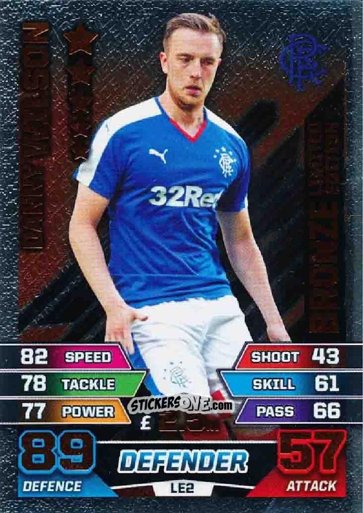 Figurina Danny Wilson - SPFL 2015-2016. Match Attax n. LE2b - Topps