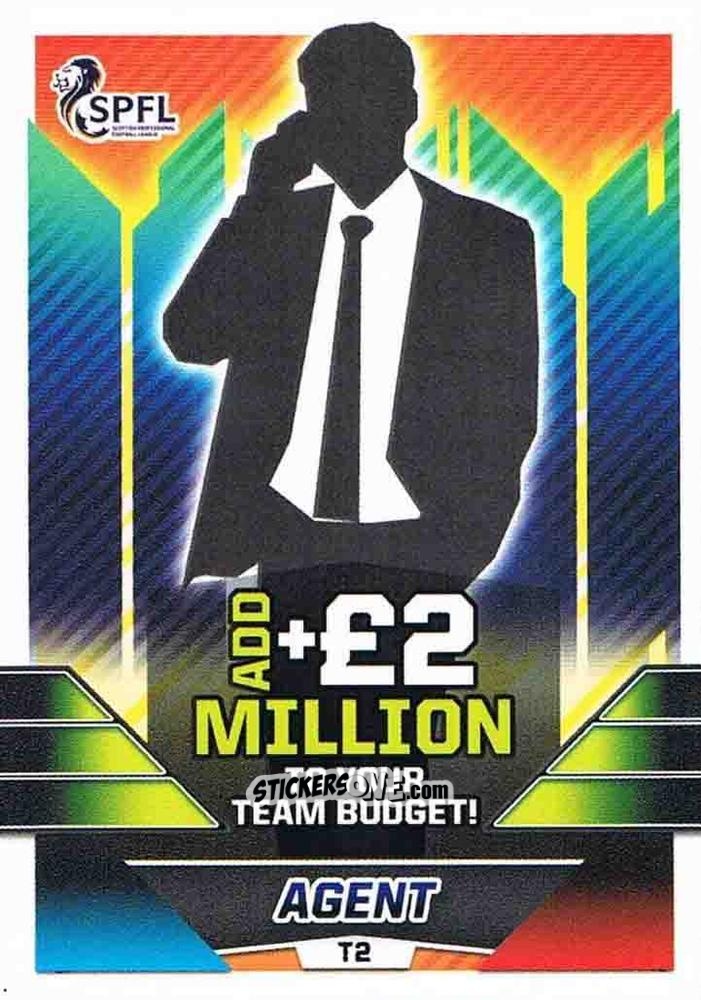 Figurina Agent - SPFL 2015-2016. Match Attax n. T2 - Topps