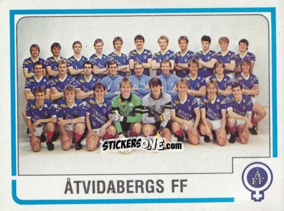 Sticker Team - Fotboll 86. Allsvenskan och Division 2 n. 304 - Panini