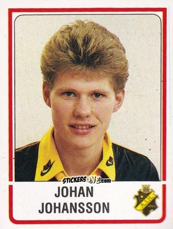 Cromo Johan Johansson - Fotboll 86. Allsvenskan och Division 2 n. 9 - Panini