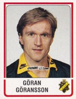 Figurina Göran Göransson - Fotboll 86. Allsvenskan och Division 2 n. 10 - Panini