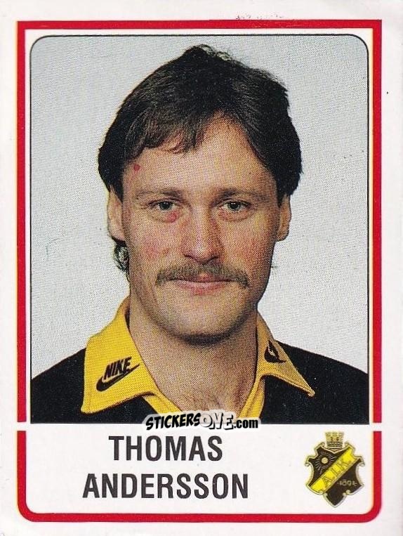 Figurina Thomas Andersson - Fotboll 86. Allsvenskan och Division 2 n. 17 - Panini