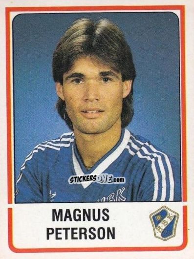 Figurina Magnus Peterson - Fotboll 86. Allsvenskan och Division 2 n. 48 - Panini