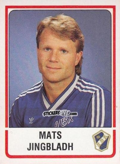 Figurina Mats Jingbladh - Fotboll 86. Allsvenskan och Division 2 n. 55 - Panini