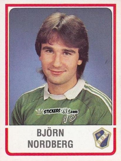 Figurina Björn Nordberg - Fotboll 86. Allsvenskan och Division 2 n. 59 - Panini