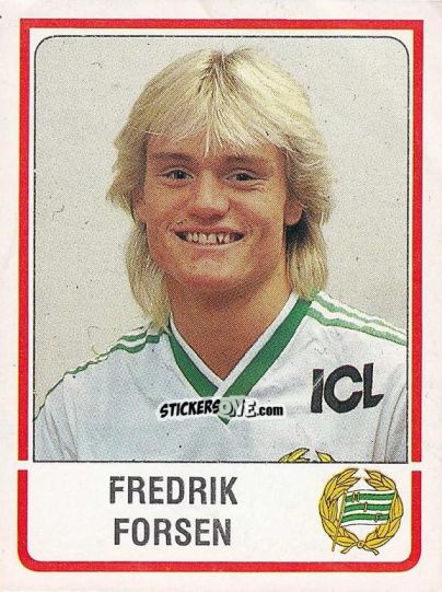 Figurina Fredrik Forsen - Fotboll 86. Allsvenskan och Division 2 n. 69 - Panini