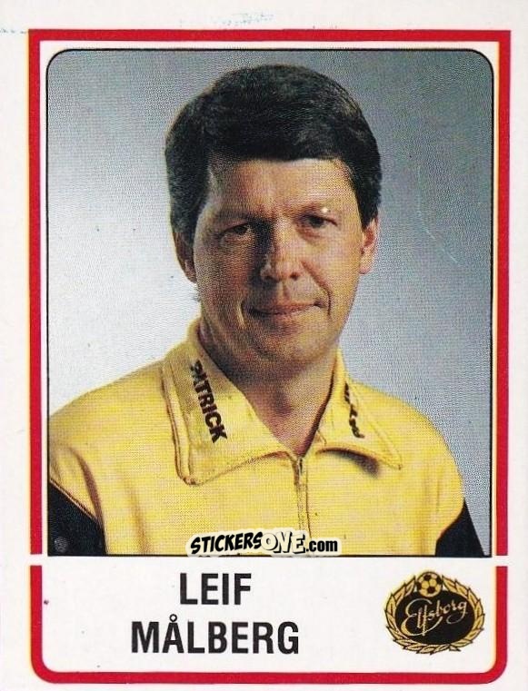 Sticker Leif Målberg - Fotboll 86. Allsvenskan och Division 2 n. 82 - Panini