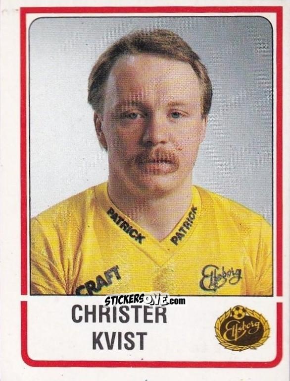 Sticker Christer Kvist - Fotboll 86. Allsvenskan och Division 2 n. 87 - Panini