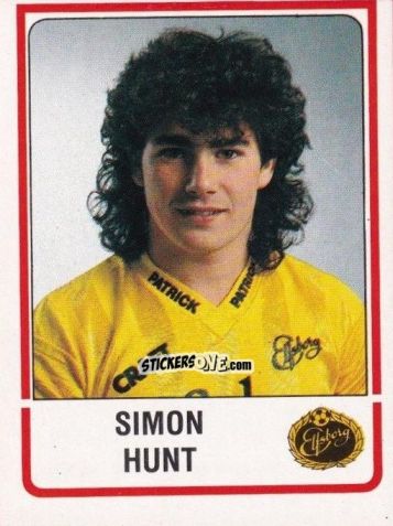 Figurina Simon Hunt - Fotboll 86. Allsvenskan och Division 2 n. 90 - Panini