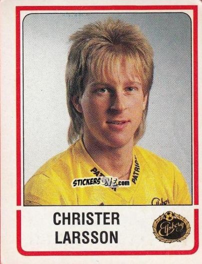 Figurina Christer Larsson - Fotboll 86. Allsvenskan och Division 2 n. 92 - Panini