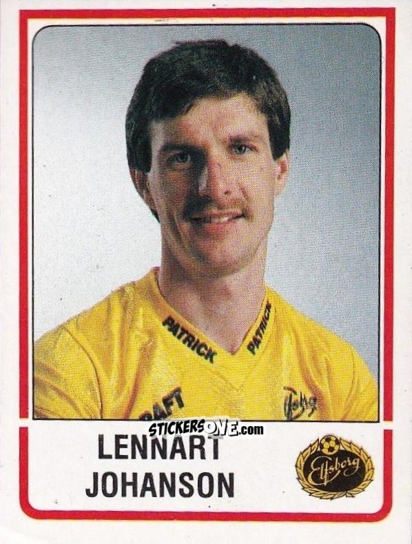 Sticker Lennart Johansson - Fotboll 86. Allsvenskan och Division 2 n. 95 - Panini
