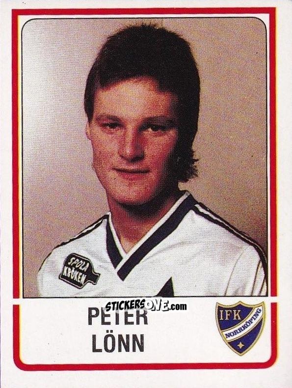Sticker Peter Lönn - Fotboll 86. Allsvenskan och Division 2 n. 124 - Panini