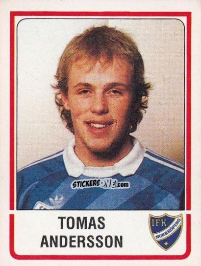 Figurina Tomas Andersson - Fotboll 86. Allsvenskan och Division 2 n. 135 - Panini