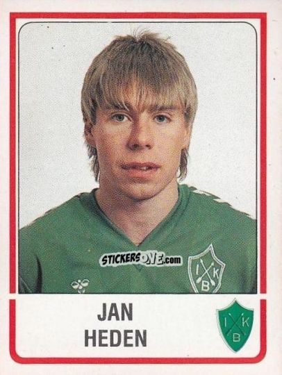 Figurina Jan Heden - Fotboll 86. Allsvenskan och Division 2 n. 160 - Panini