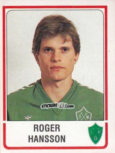 Figurina Roger Hansson - Fotboll 86. Allsvenskan och Division 2 n. 167 - Panini