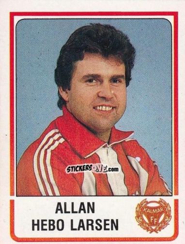 Figurina Allan Hebo Larsen - Fotboll 86. Allsvenskan och Division 2 n. 174 - Panini