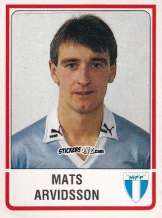 Figurina Mats Arvidsson - Fotboll 86. Allsvenskan och Division 2 n. 196 - Panini