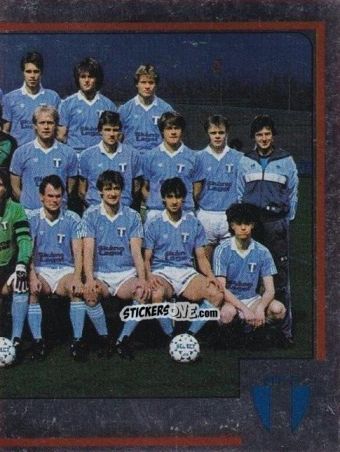 Figurina Team Puzzle - Fotboll 86. Allsvenskan och Division 2 n. 210 - Panini