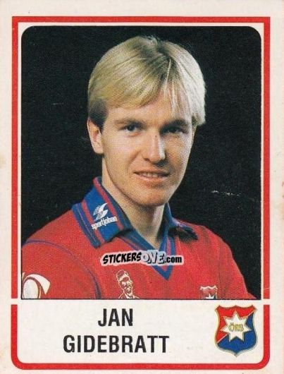 Figurina Jan Gidebratt - Fotboll 86. Allsvenskan och Division 2 n. 216 - Panini