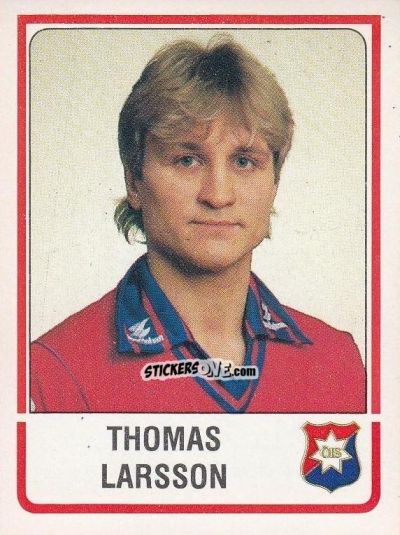 Sticker Thomas Larsson - Fotboll 86. Allsvenskan och Division 2 n. 225 - Panini