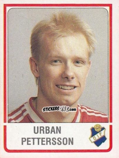Figurina Urban Pettersson - Fotboll 86. Allsvenskan och Division 2 n. 233 - Panini