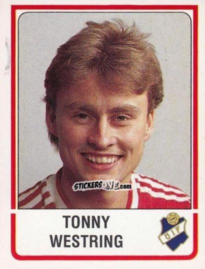 Figurina Tonny Westring - Fotboll 86. Allsvenskan och Division 2 n. 236 - Panini