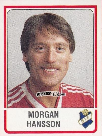 Figurina Morgan Hansson - Fotboll 86. Allsvenskan och Division 2 n. 239 - Panini
