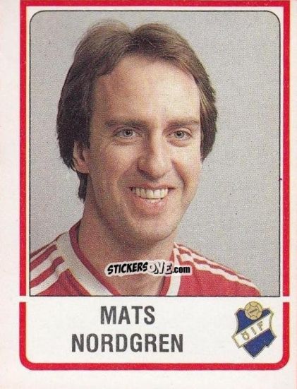 Figurina Mats Nordgren - Fotboll 86. Allsvenskan och Division 2 n. 240 - Panini