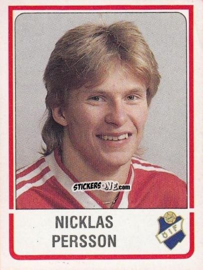 Figurina Nicklas Persson - Fotboll 86. Allsvenskan och Division 2 n. 242 - Panini